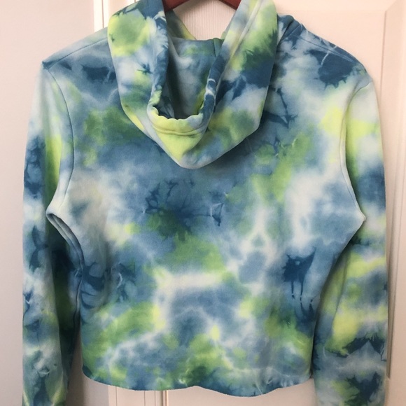 Blue and yellow tie dye Aviator Nation sweatshirt! Size extra small. - Picture 2 of 9